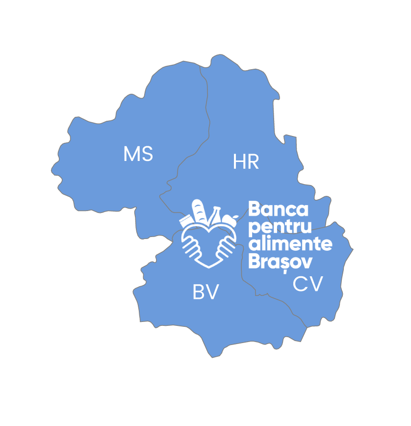 Harta Banca pentru Alimente Brașov
