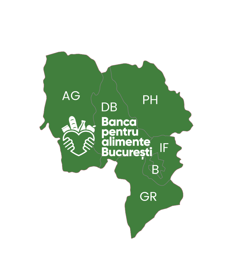 Harta Banca pentru Alimente București