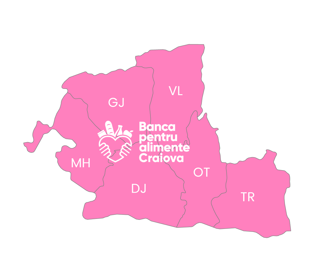Harta Banca pentru Alimente Craiova