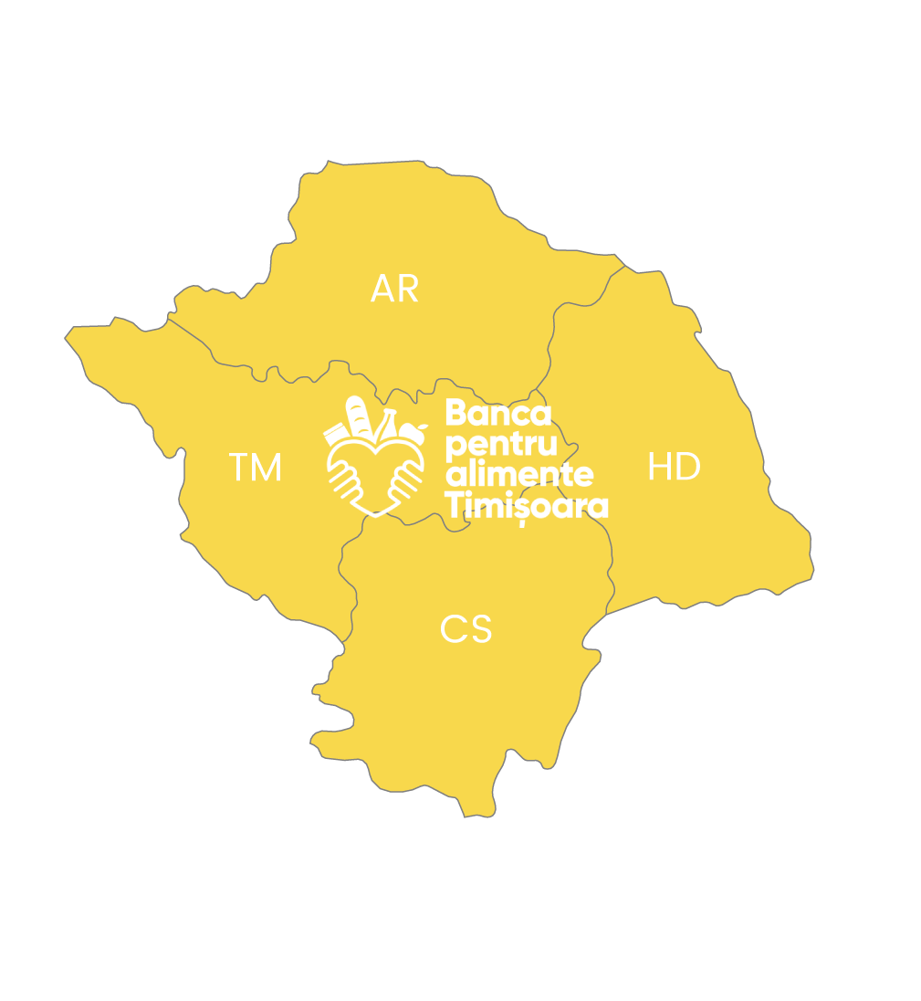 Harta Banca pentru Alimente Timișoara